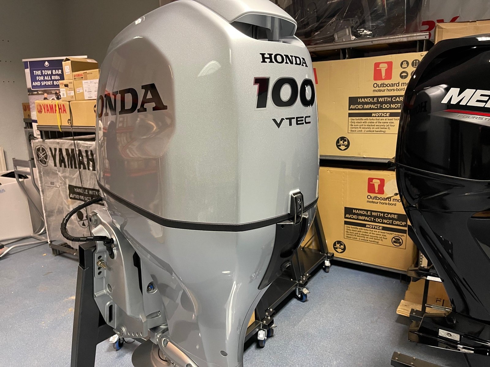 Honda BF100 LRTU 100HP Outboard Motor Long Shaft