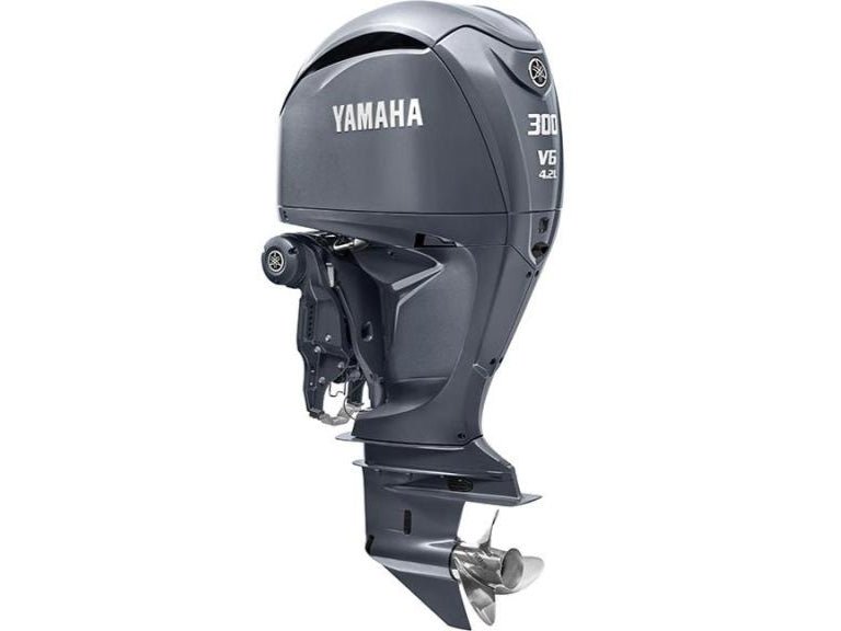 Yamaha F300 NSB 300HP Extra Long Shaft Outboard Motor with Steer-By-Wire
