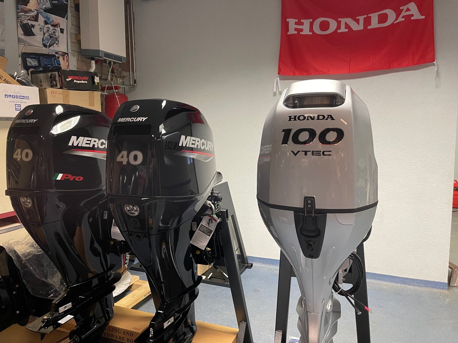 Honda BF100 LRTU 100HP Outboard Motor Long Shaft