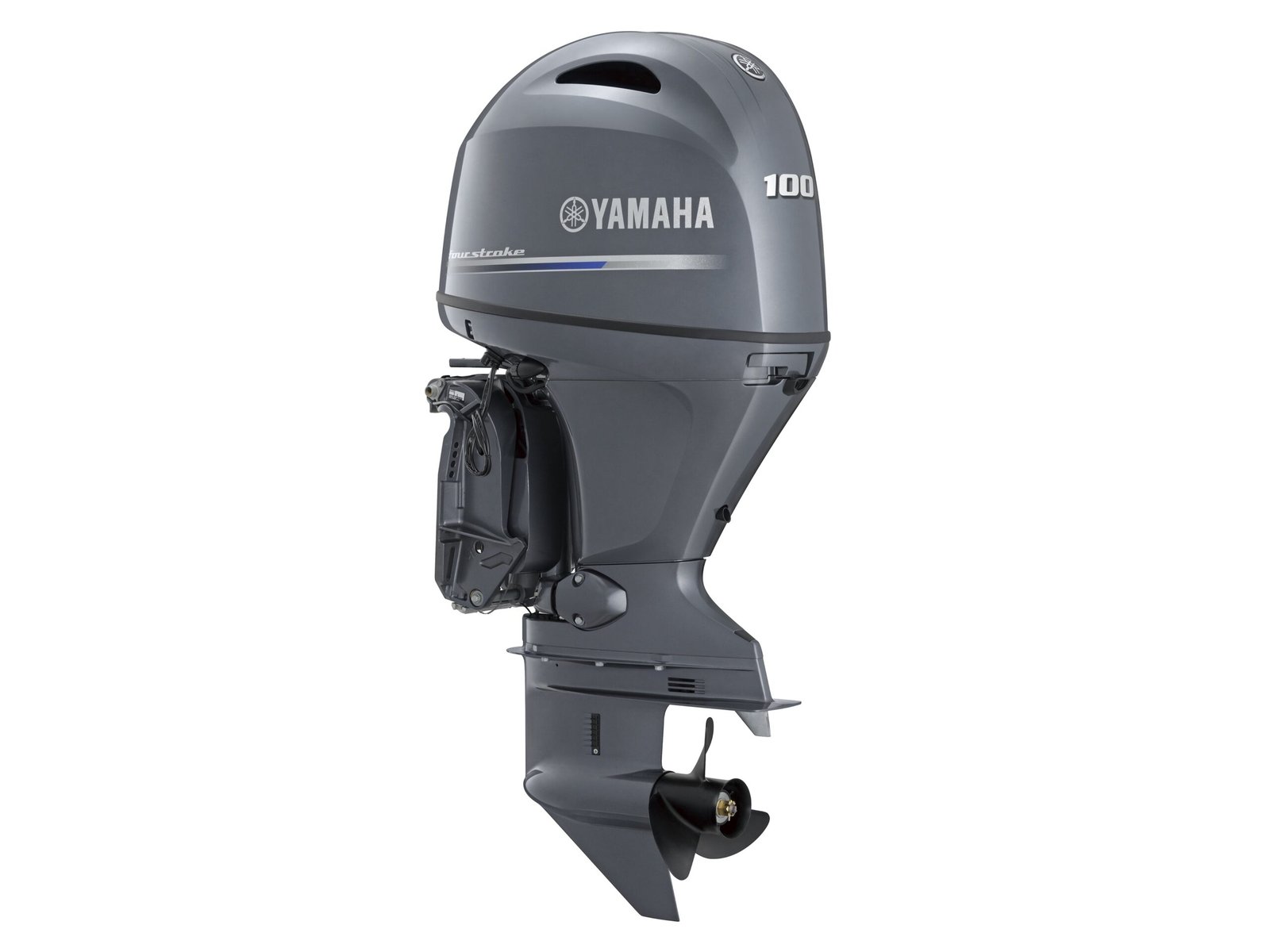 Yamaha F100 LB 100HP Long Shaft Outboard Motor with Remote Control
