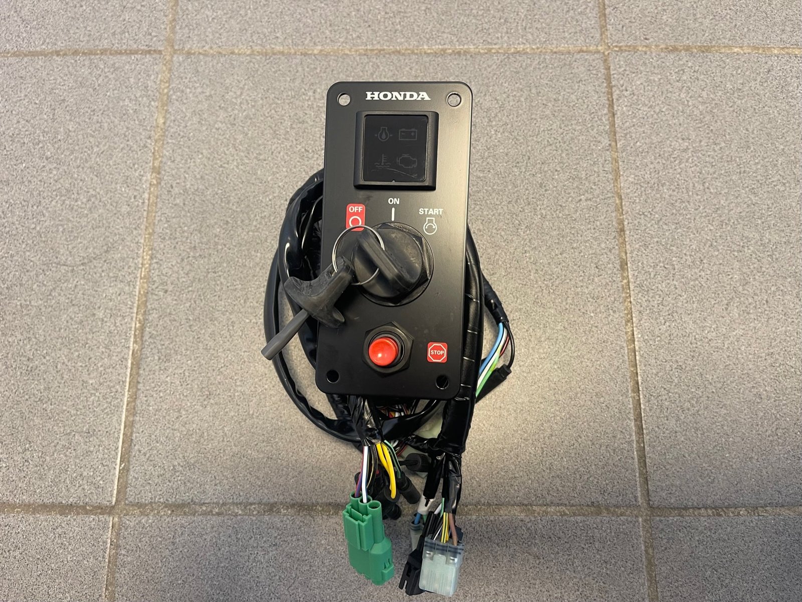 Honda Ignition Switch Panel with Kill Switch Vertical