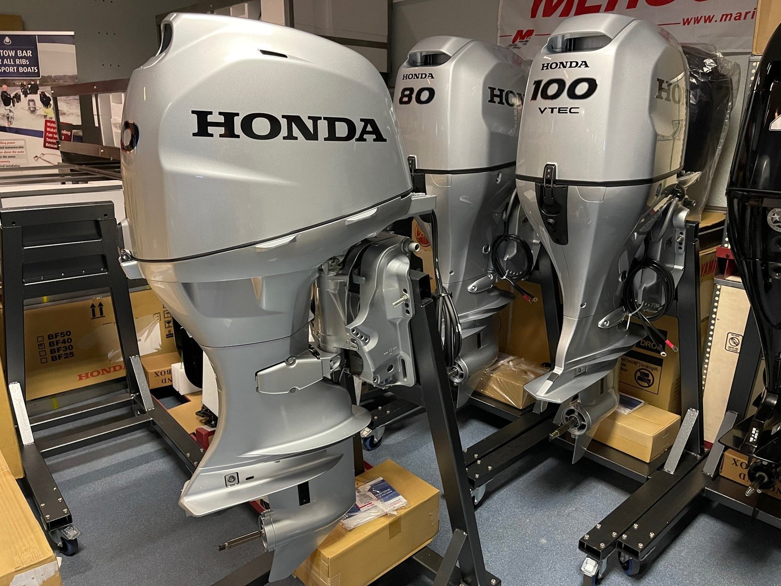 Honda BF40 SRTU 40HP Fuel Injected Outboard Motor Short Shaft