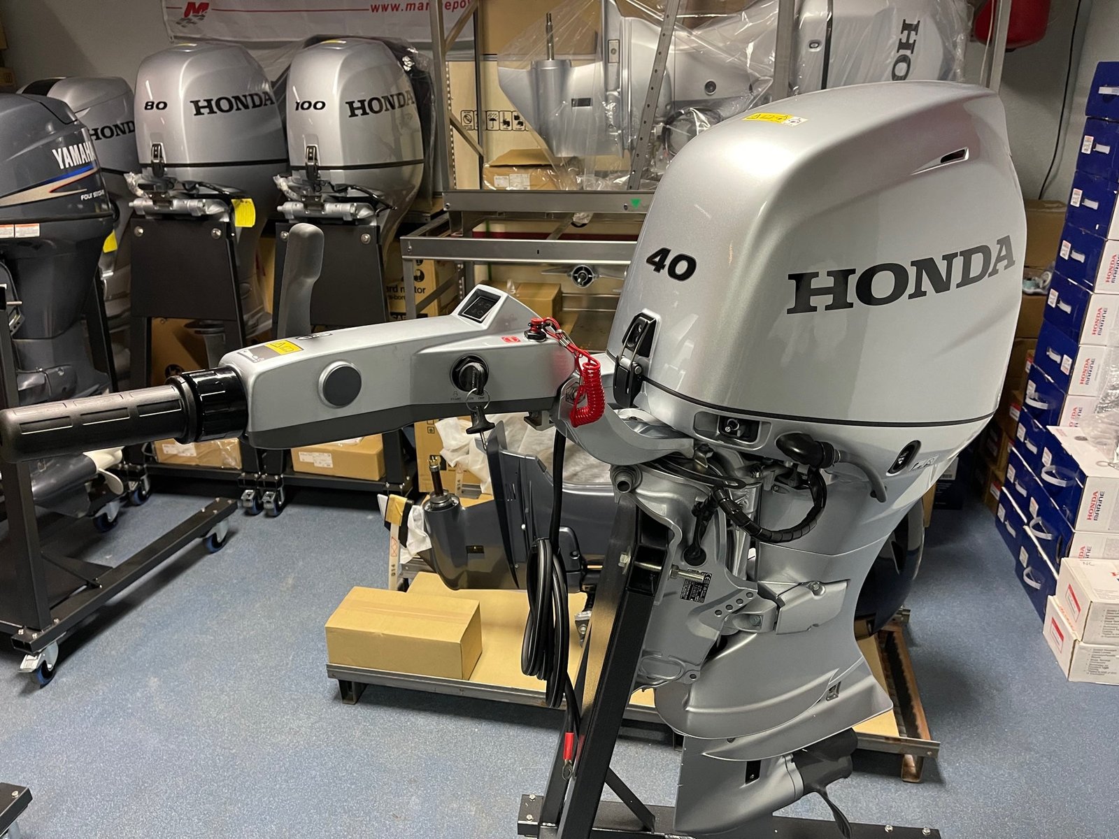 Honda BF40 SRTU 40HP Short Shaft Outboard Motor Tiller Handle