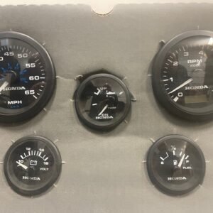 Honda 5 Meter Marine Instrument Set Black