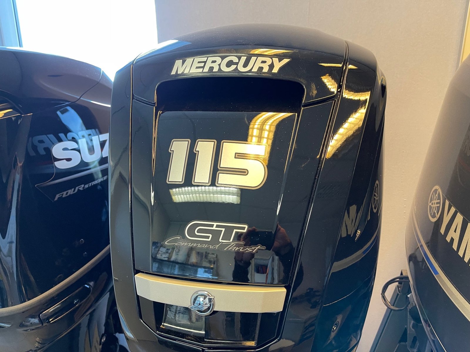 Mercury F115 EFI ELPT CT 115HP Command Thrust Outboard Motor Long Shaft