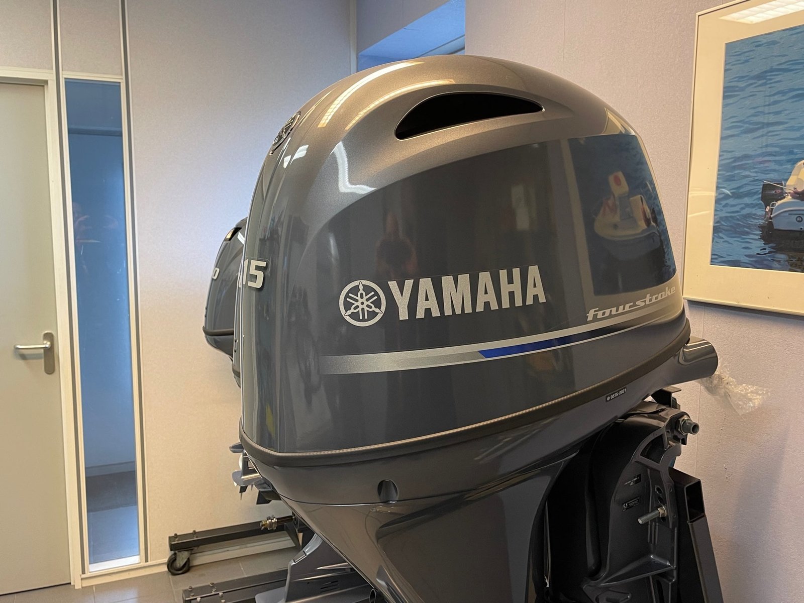 Yamaha F115 LB 115 HP Long Shaft Outboard Motor With Remote Tachometer