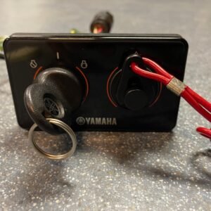 Yamaha Ignition Key Panel With Horizontal Kill Switch