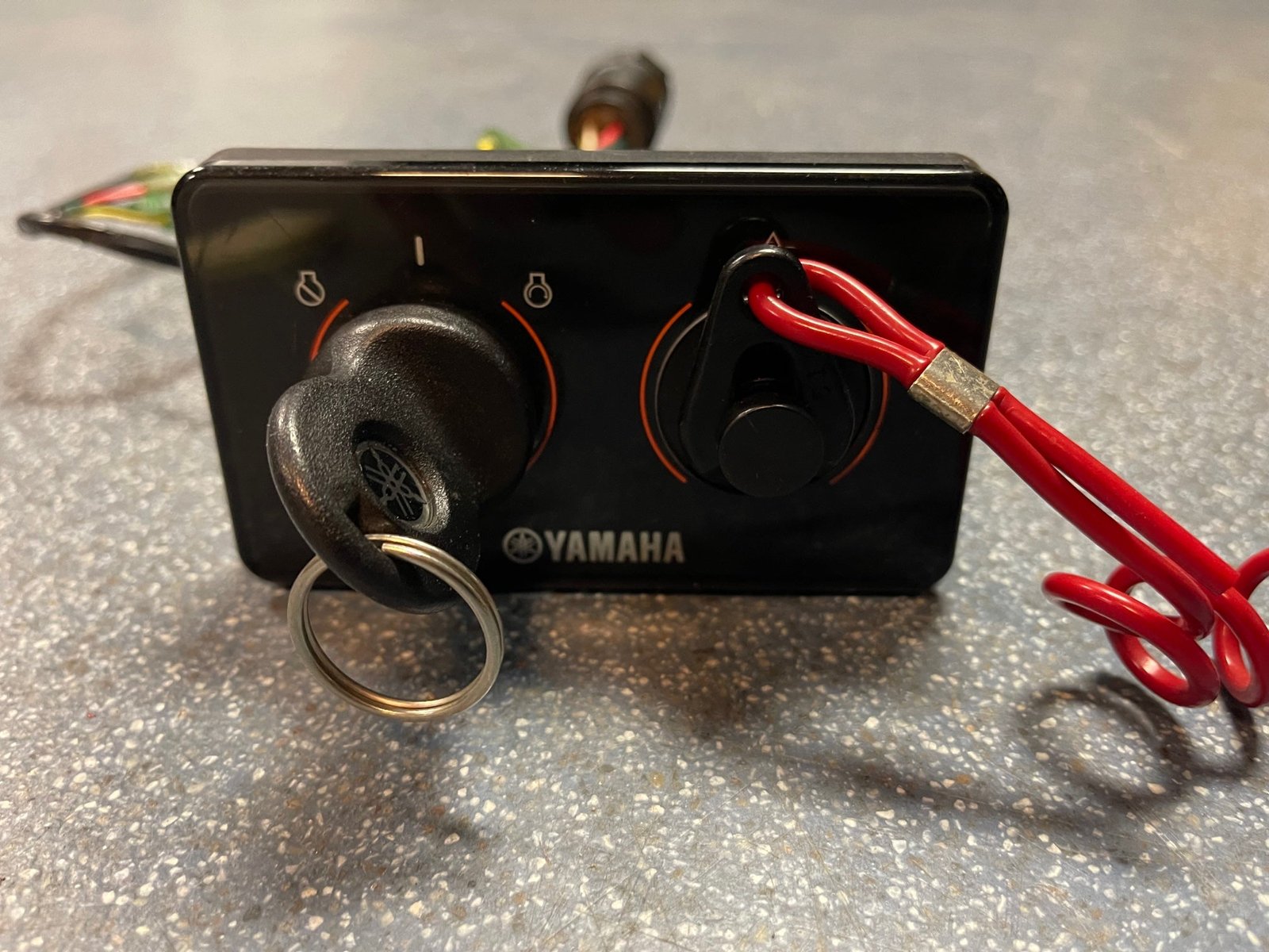 Yamaha Ignition Key Panel With Horizontal Kill Switch
