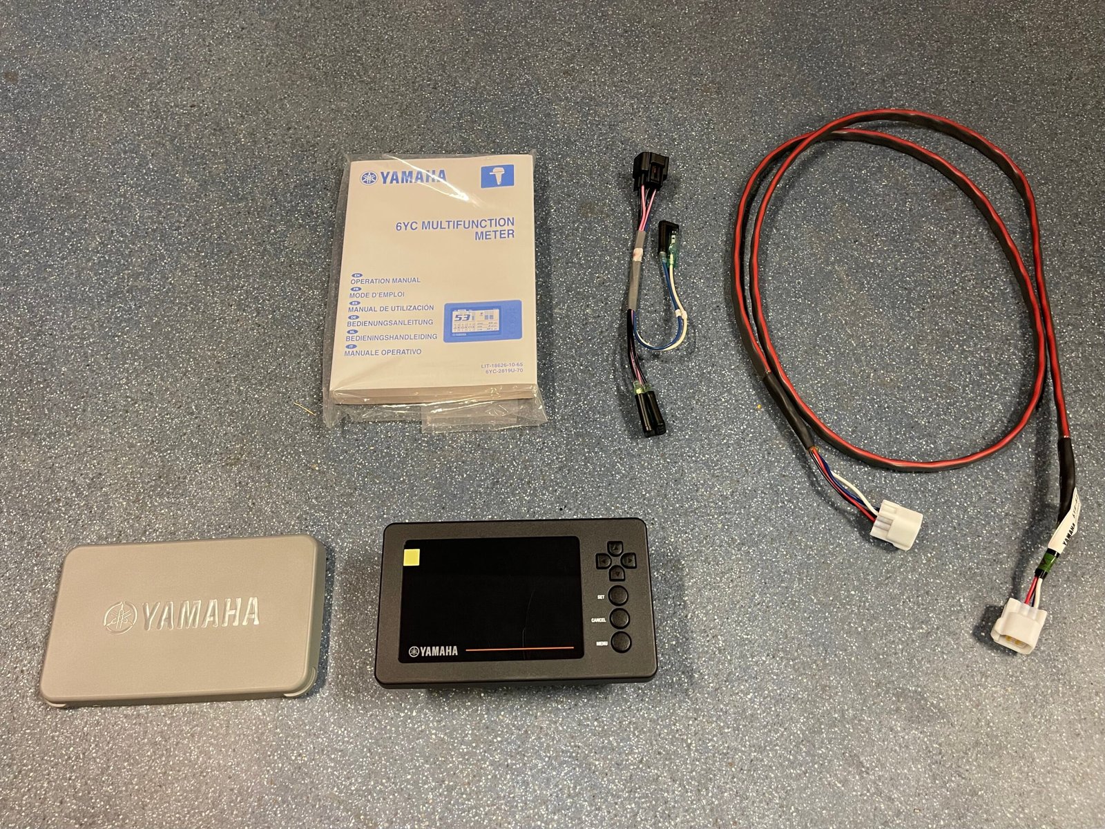 Yamaha 6YC Multifunction Meter With Fuel Management Display