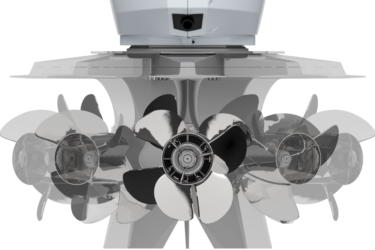 Mercury Verado V600 V12 Extra Long Shaft Outboard Engine White
